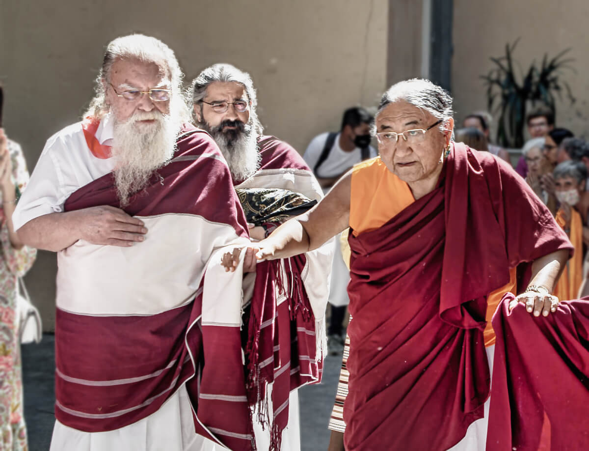 Visita de H.H. Sakya Trizin - JamTa Dorje Rinpoché