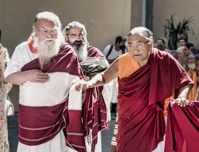 Visita de H.H. Sakya Trizin - JamTa Dorje Rinpoché